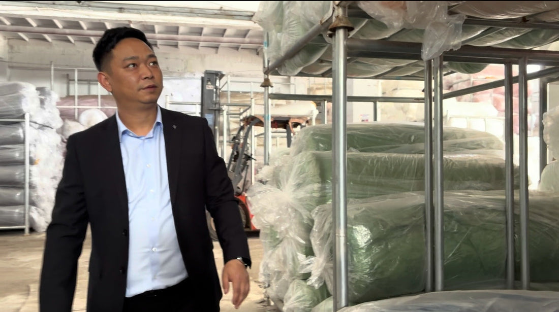 Inside Our Raw Material Warehouse: The Foundation Behind 10,000 Hand Towels a Day