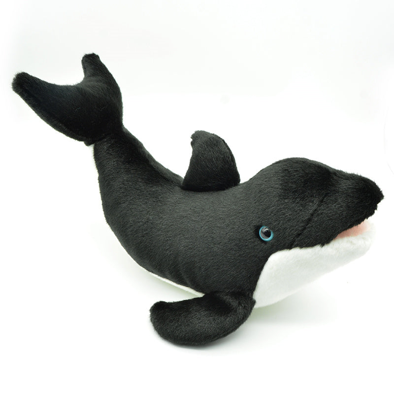 Make My Day Ocean Series | Orca Killer Whale Plush Toy – Realistic Black & White Stuffed Animal | Non-Shedding, Colour-Fast, Irresistibly Soft