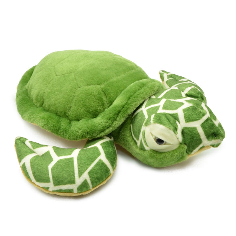 Make My Day Ocean Series | Green Sea Turtle Stuffed Animal Plush Toy – Soft PP Cotton Cuddle Pillow