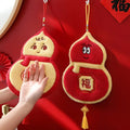 Festive New Year Coral Fleece Hanging Hand Towel – Cute, Thick & Absorbent