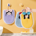Lace Girl Hanging Hand Towel | 3D Bow, Ruffle Edge Coral Fleece, Sweet Gift