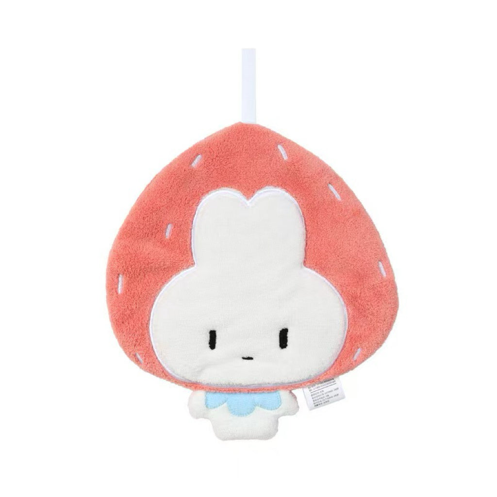 Shaped Plush Animal Hanging Hand Towel | Double-Layer Coral Fleece, Boutique Gift