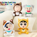 Crayon Shin-chan Officially Licensed Plush Toy | Pajama & Cat Costume Series, 7 Characters