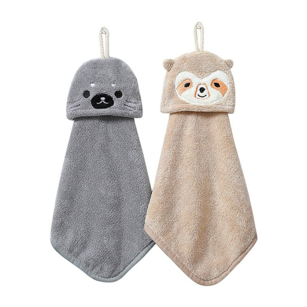Shark Bite Hanging Hand Towel | 3D Open Mouth, Thick Coral Fleece, Bold Kids Gift