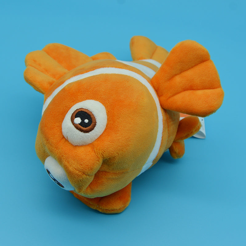 Make My Day Ocean Series | Clownfish Plush Toy & Keychain Charm – Orange & Red Stripe Kawaii Stuffed Animal | 2 Sizes