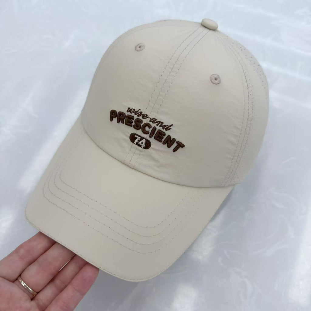 "Wise and Prescient 74" Embroidered Quick-Dry Baseball Cap | 7 Colors