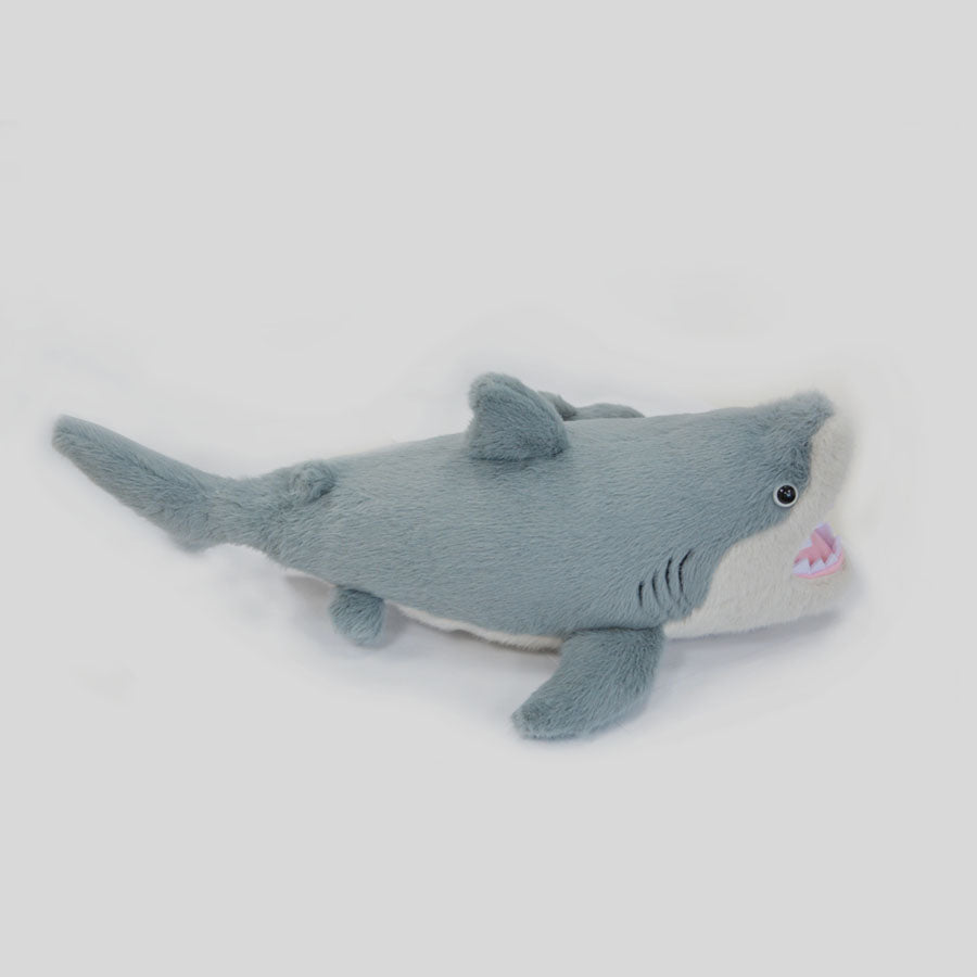 Ocean Series | Great White Shark Plush Toy with Baby Dolphin – Realistic Open-Mouth Shark Stuffed Animal Set | Premium Virgin PP Cotton | Factory Direct