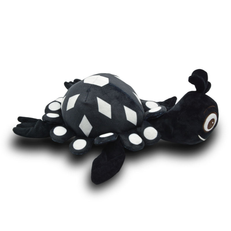 Ocean Series | Black & White Geometric Sea Turtle Plush Toy – Bold Monochrome Kawaii Stuffed Animal