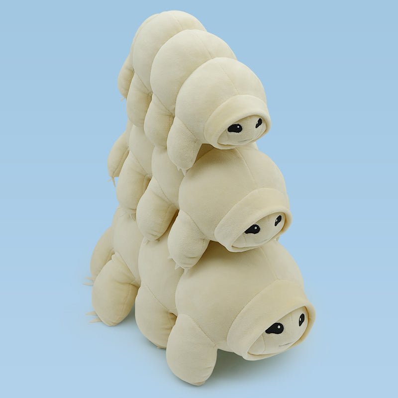 Make My Day Ocean Series | Tardigrade Water Bear Plush Toy – Cute Kawaii Micro-Animal Stuffed Cuddle Pillow