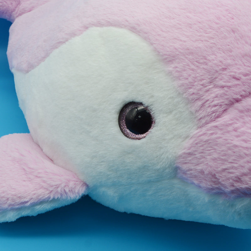 Make My Day Ocean Series | Pink Dolphin Stuffed Animal Plush Toy – Soft Kawaii Cuddle Companion