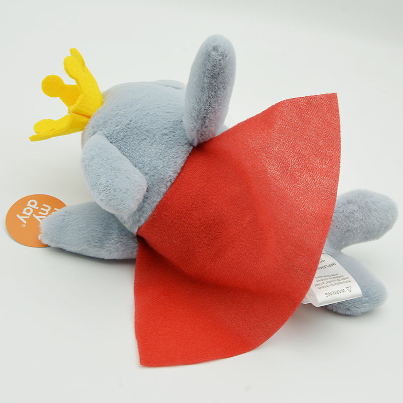 Make My Day Ocean Series | Royal Dolphin Stuffed Animal Plush Toy – Crowned Dolphin with Red Cape