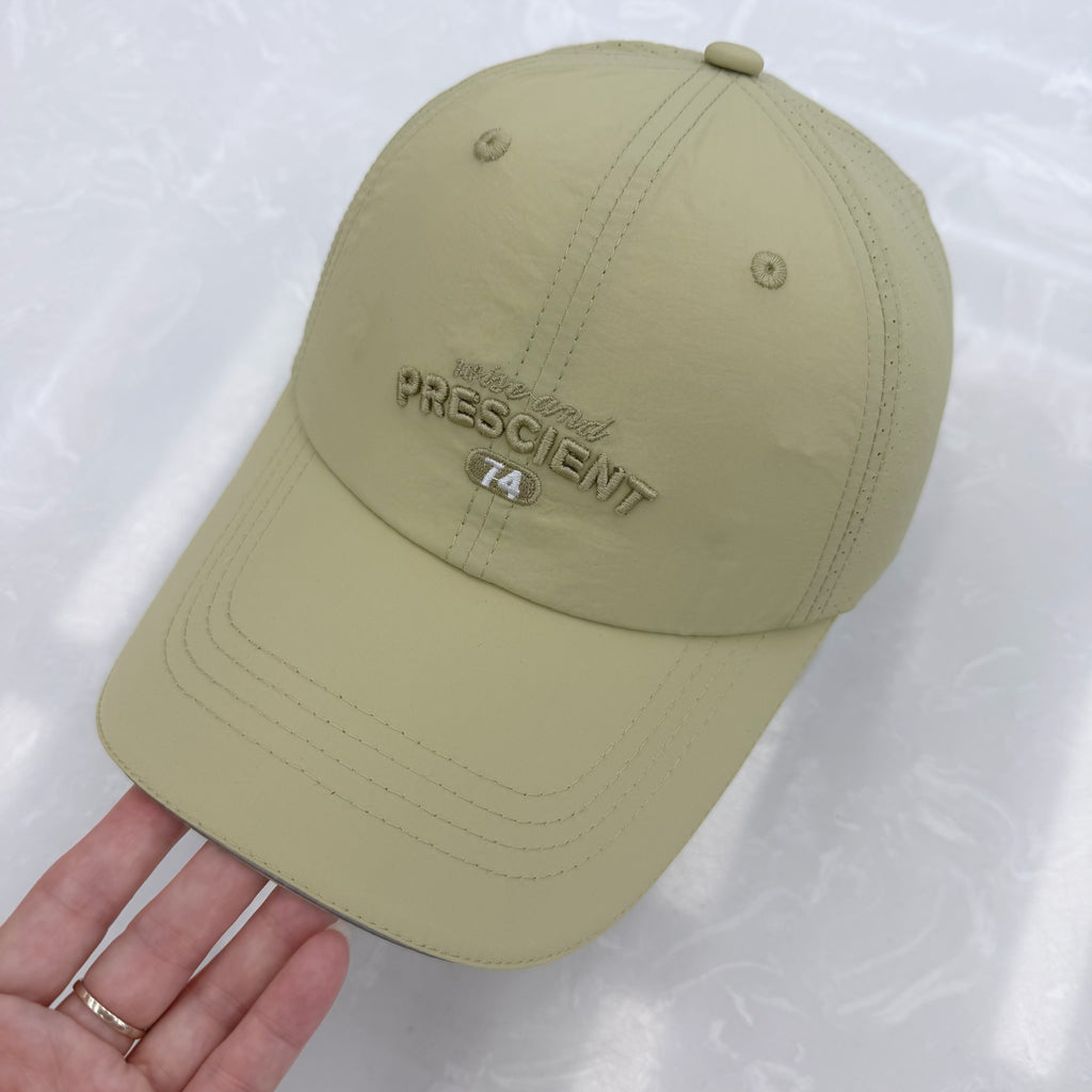 "Wise and Prescient 74" Embroidered Quick-Dry Baseball Cap | 7 Colors