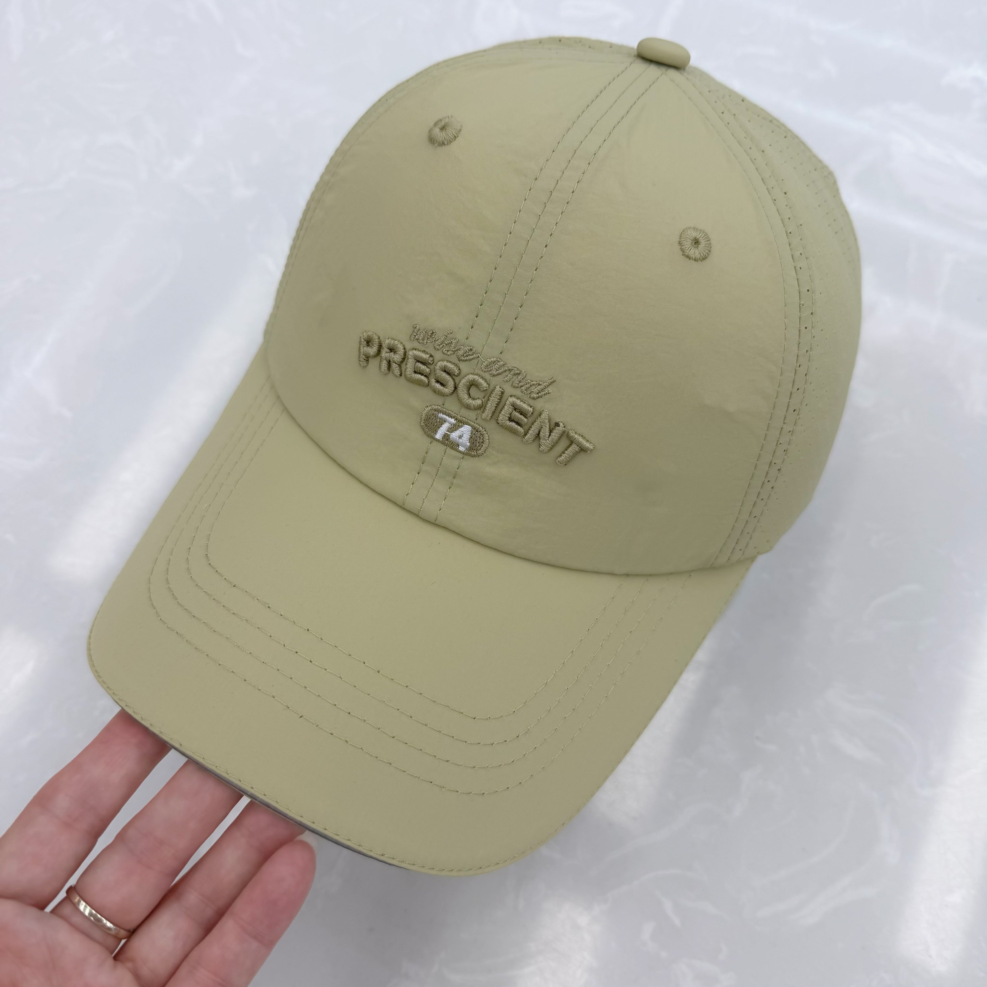 "Wise and Prescient 74" Embroidered Quick-Dry Baseball Cap | 7 Colors