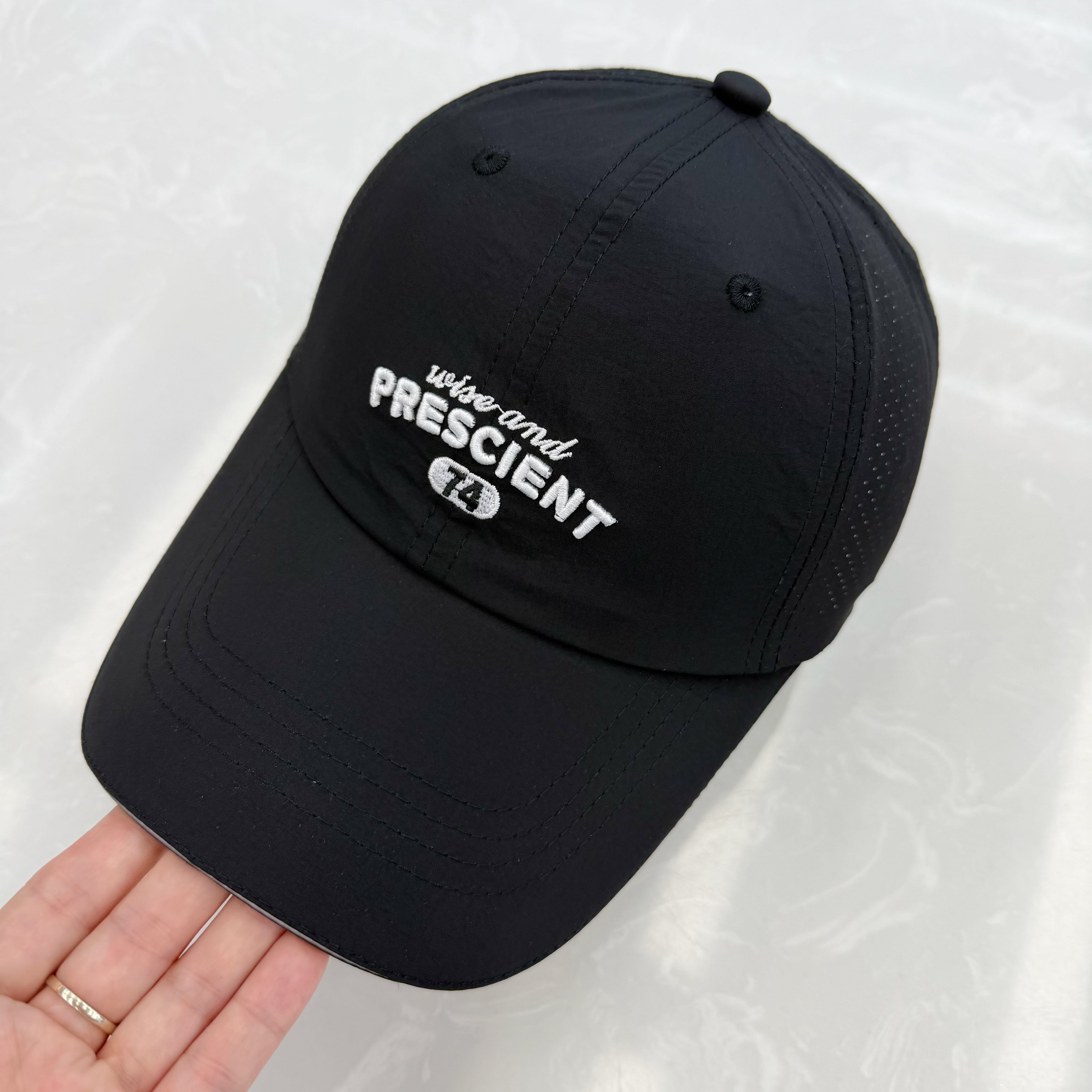"Wise and Prescient 74" Embroidered Quick-Dry Baseball Cap | 7 Colors