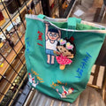 niko and... Hong Kong Limited Edition Canvas Shoulder Bag – "Health First" Green Tote