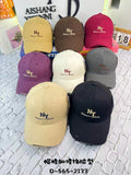 NY Botyours Nybooy Embroidered Distressed Raw Edge Cotton Baseball Cap - Vintage Street Style Hat