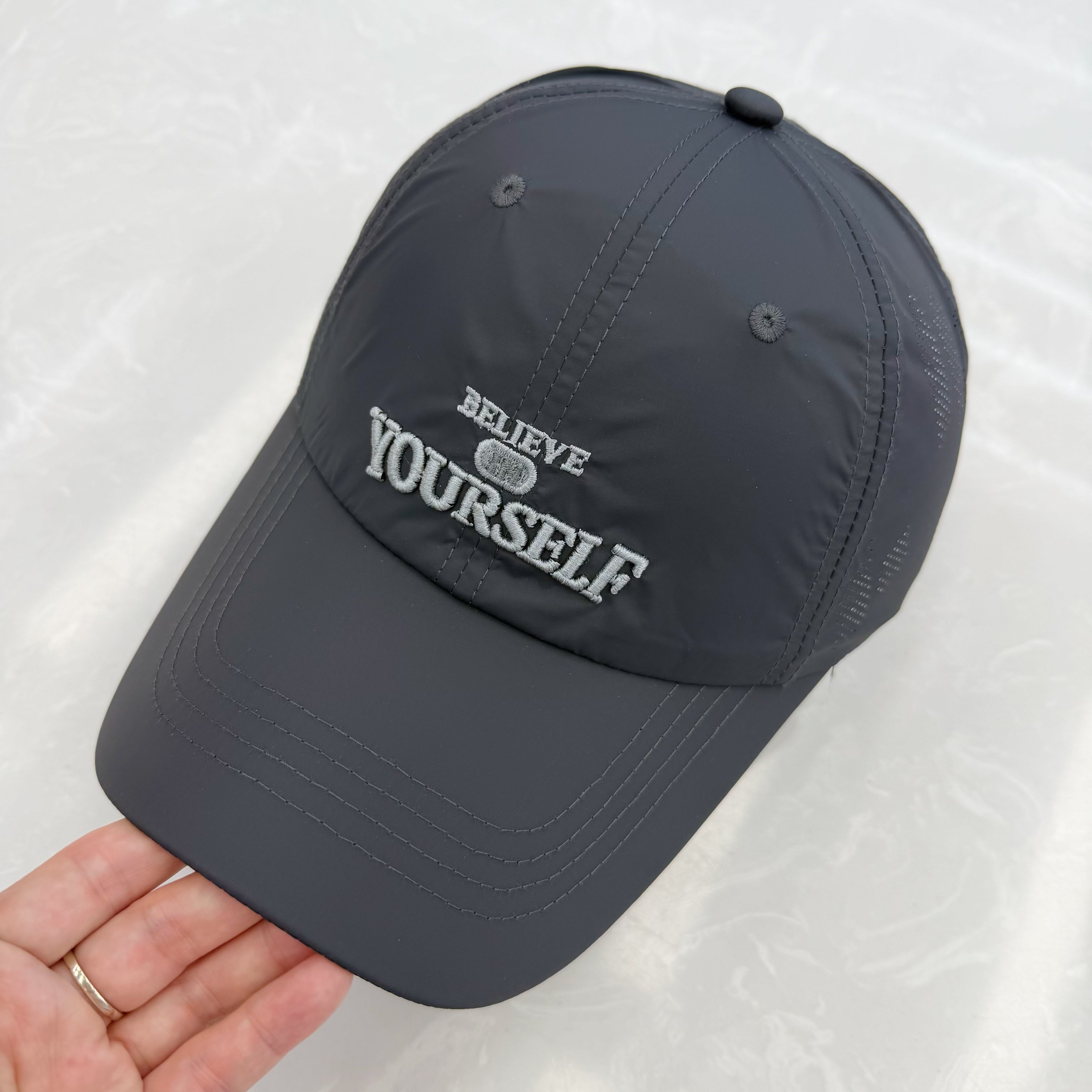 "Believe In Yourself" Embroidered Lightweight Baseball Cap | 6 Colors
