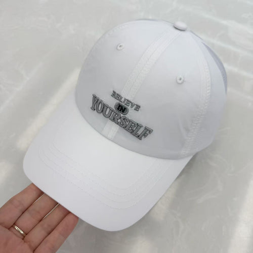 "Believe In Yourself" Embroidered Lightweight Baseball Cap | 6 Colors