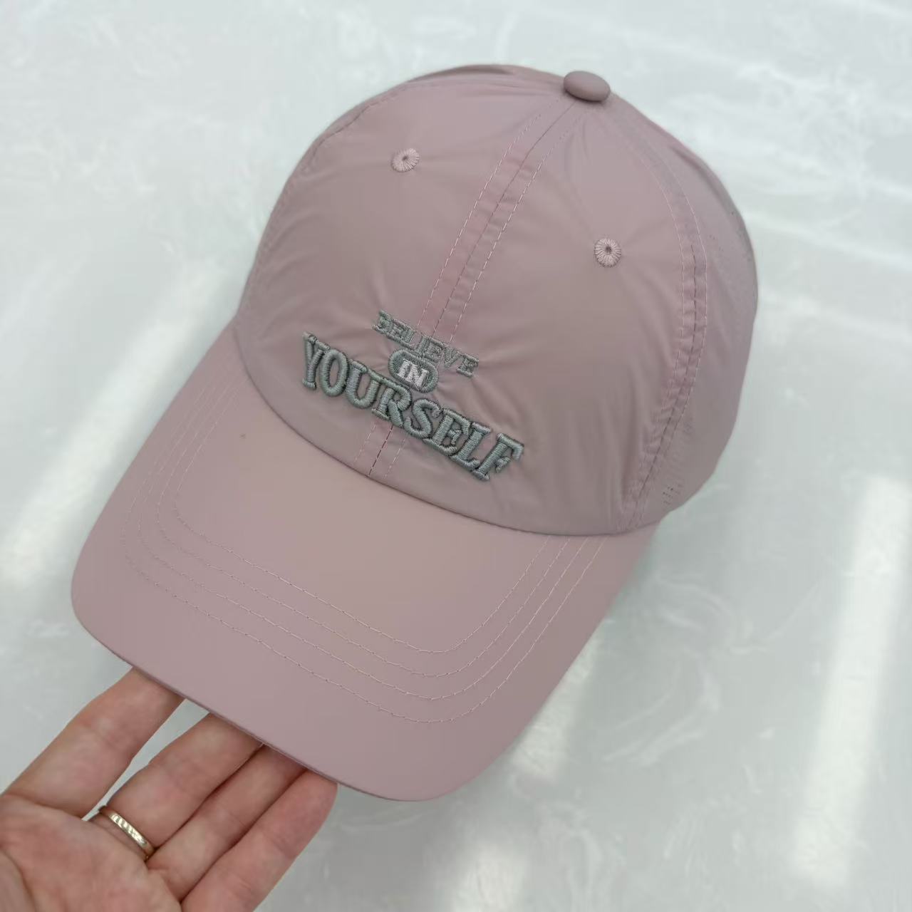 "Believe In Yourself" Embroidered Lightweight Baseball Cap | 6 Colors